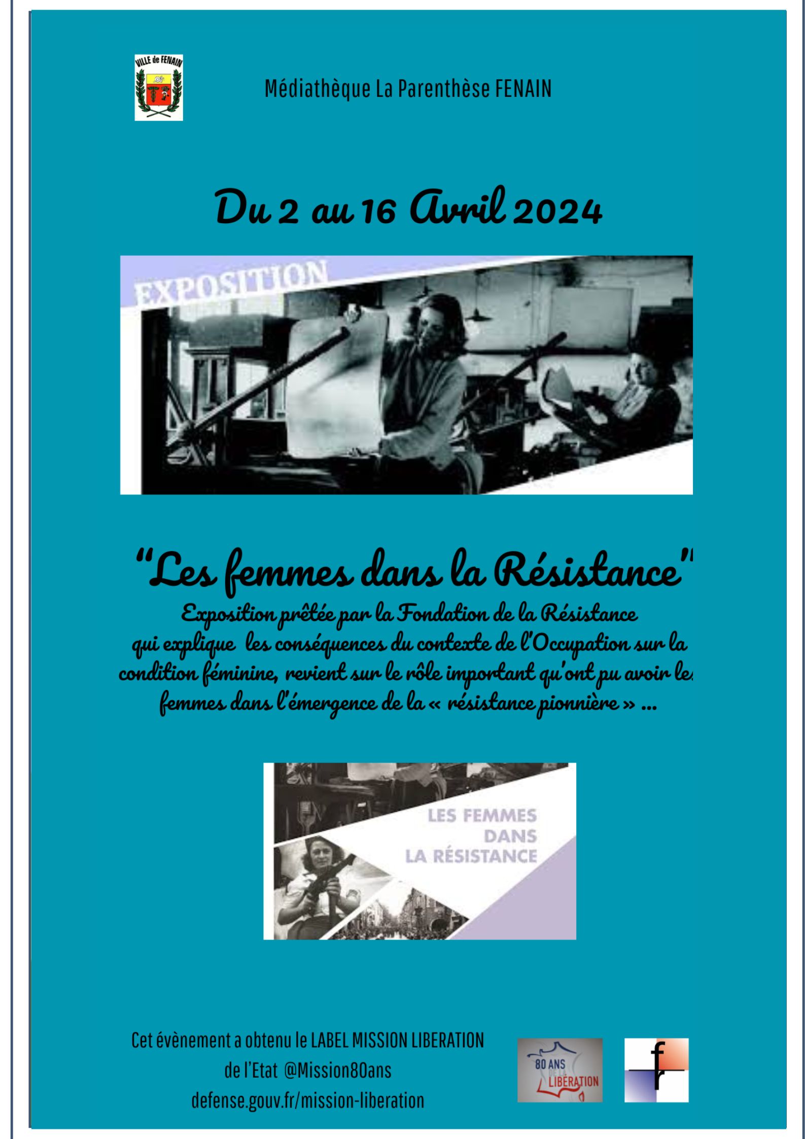 expo femmes résistances affiche